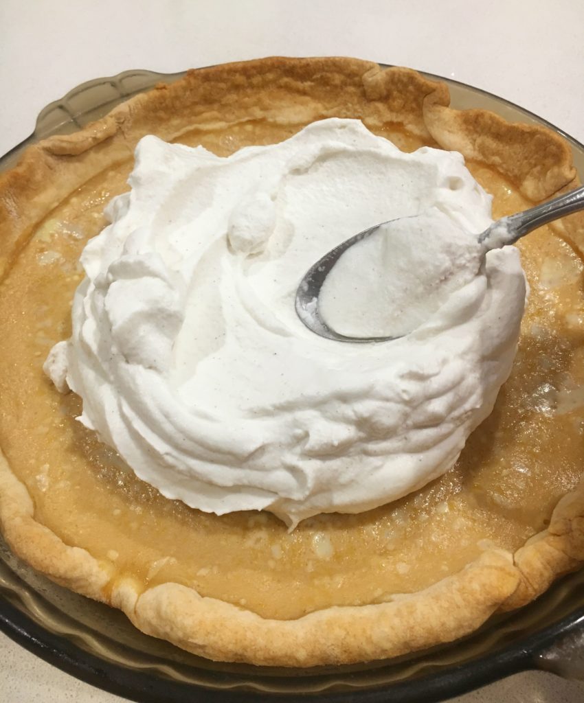 Apple Cider Cream Pie