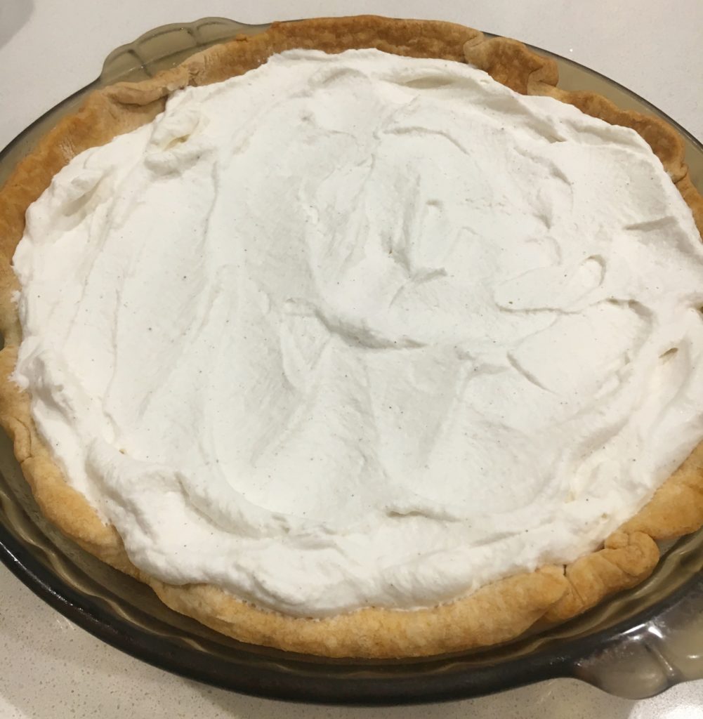 Apple Cider Cream Pie