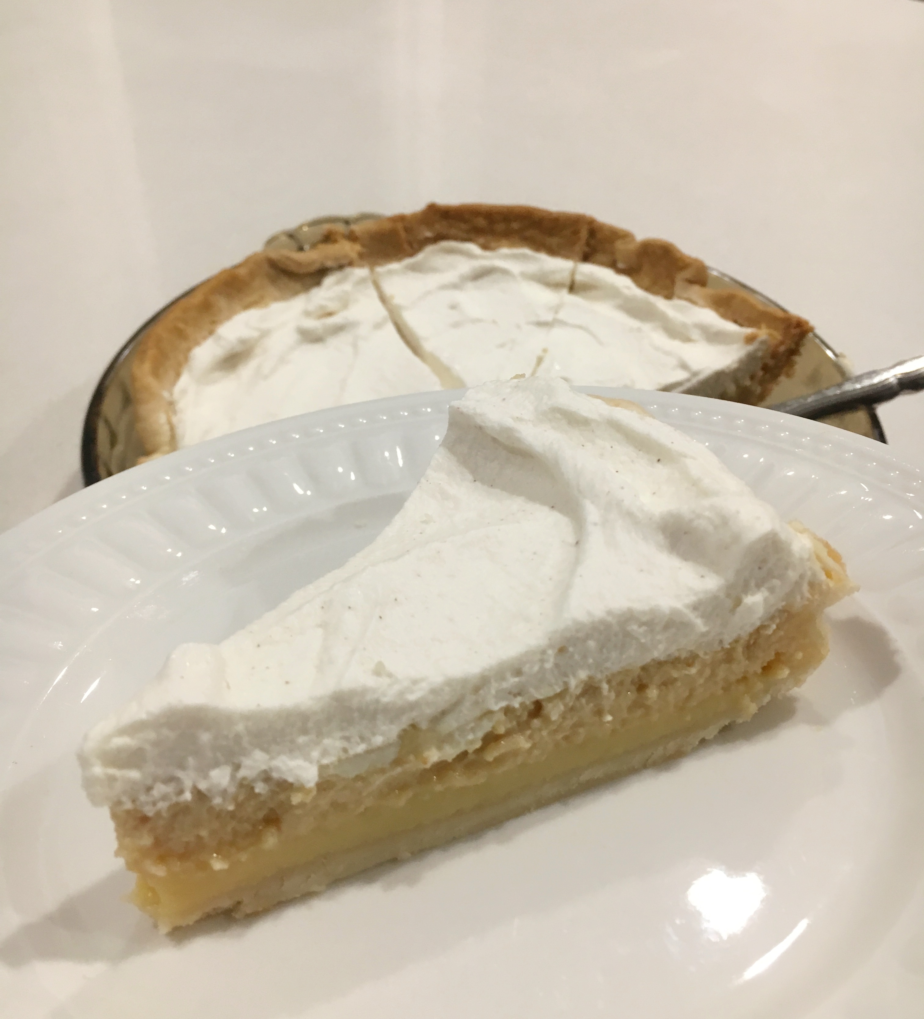 Apple Cider Cream Pie