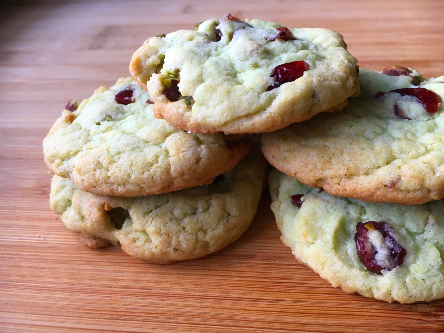 Cranberry Pistachio Cookies | Food or Thought