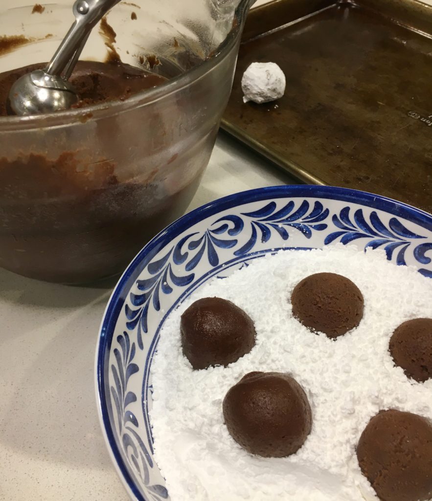 chocolate crinkle cookies