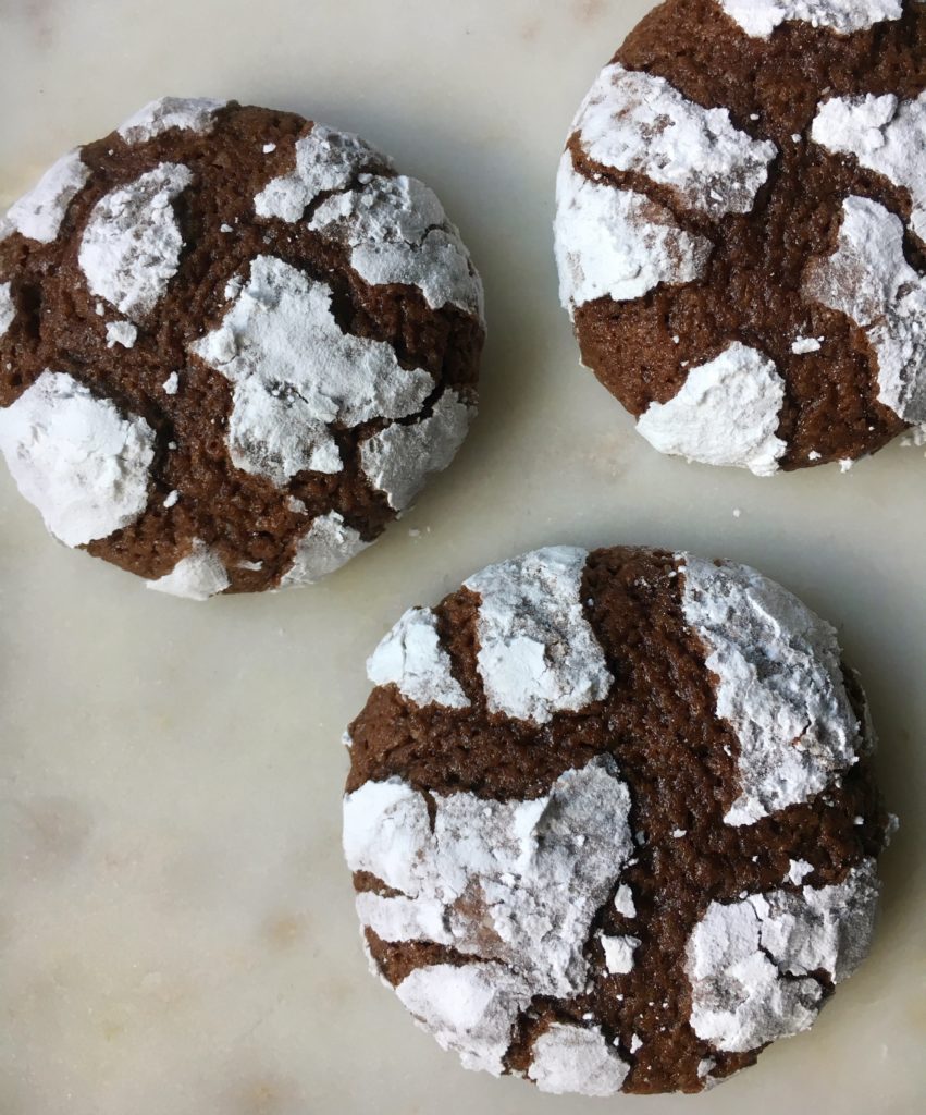 chocolate crinkle cookies