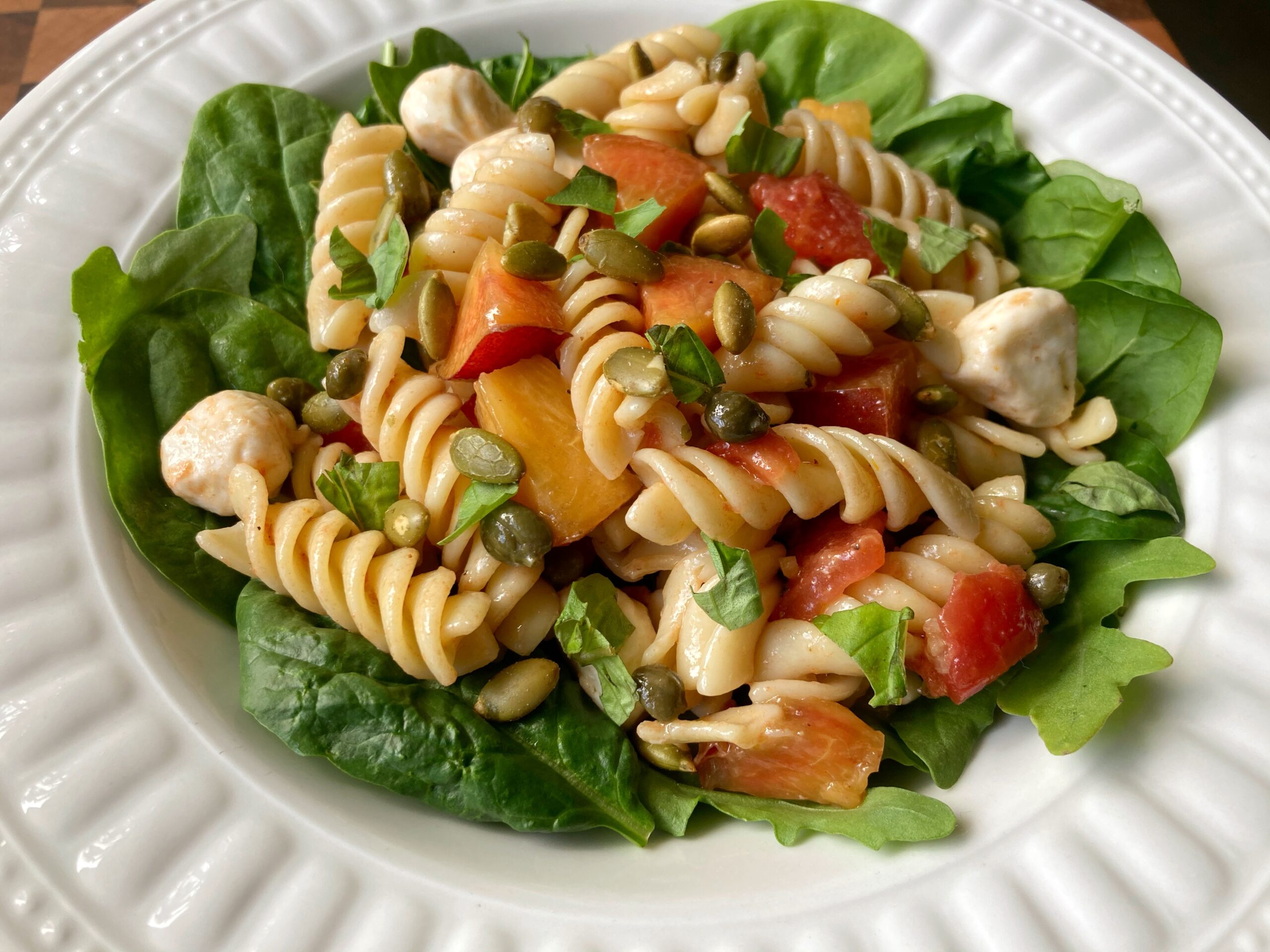 fruit and veggie pasta