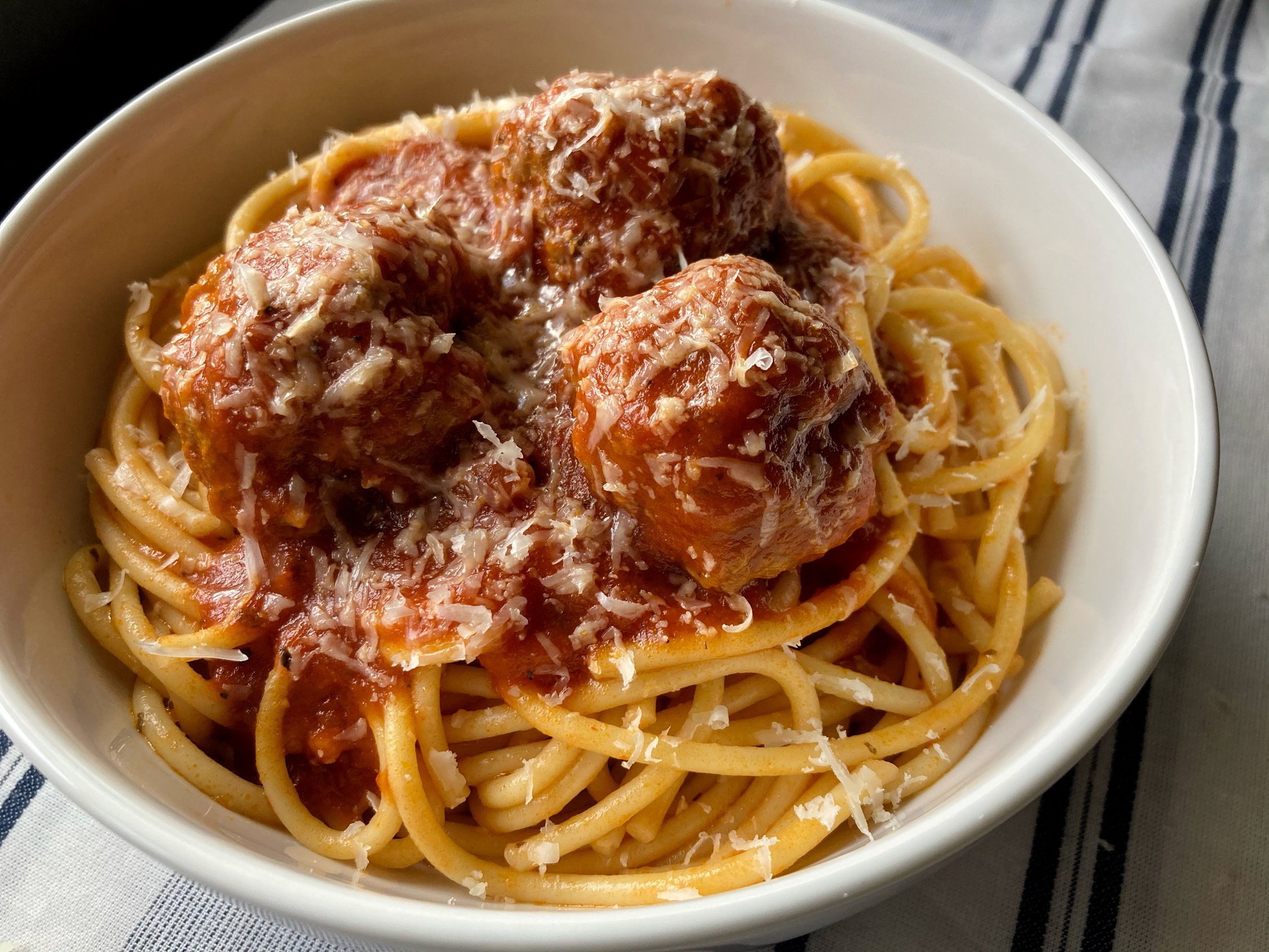 nanas spaghetti and meatballs recipe