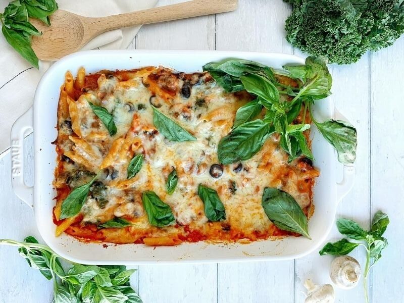 Healthy Baked Ziti