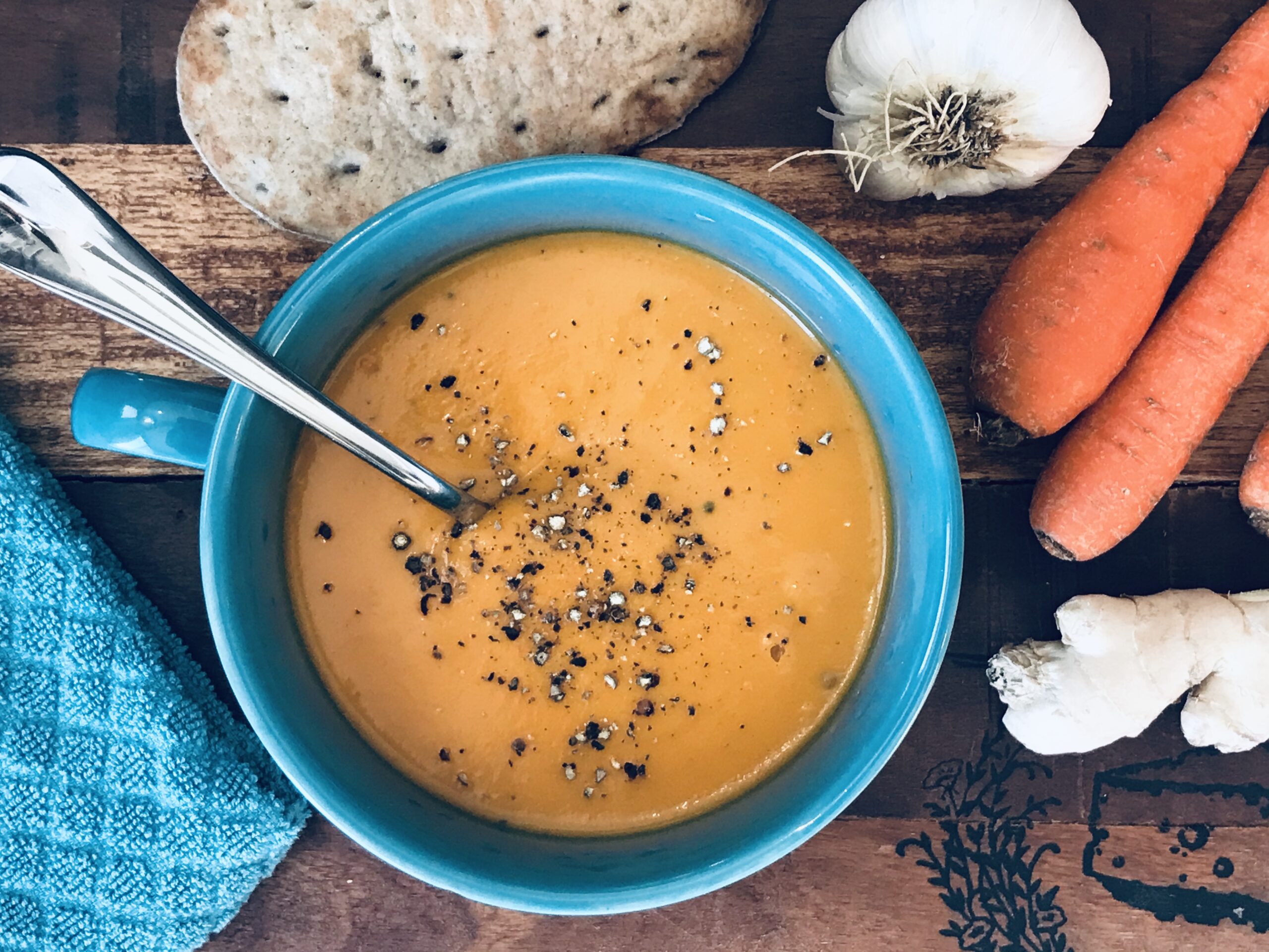 Butternut Squash Carrot and Coconut Soup